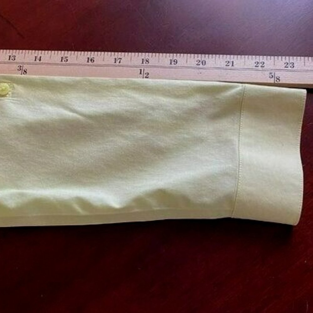 Chicos Womens Yellow No-Iron Long-Sleeve Button-Up Shirt Size S Professional - Picture 11 of 11